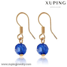 28205 xuping 18k plaqué or bijoux fantaisie gros boucle d&#39;oreille